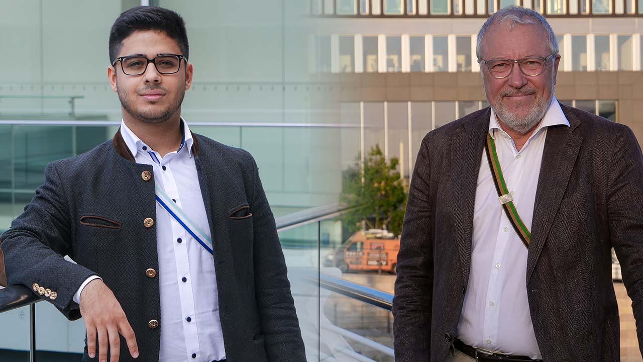 Arian Aghashahi und Bernd Schäfer